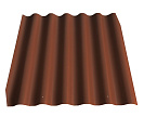 Шифер 6-ти волновой (Волнаколор) коричневый 0,625х1,097х0,006м
