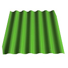Шифер 6-ти волновой (Волнаколор) зеленый 0,625х1,097х0,006м