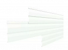 Сайдинг металлический 6х0,26м 0,4мм ярко-белый RAL9003
