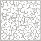 Плитка напольная Laurent (Alma Ceramica) 600х600х9мм, белый мозаика(1уп=5шт=1,8кв.м)
