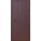Дверь входная Прораб (Сибирский стандарт) металл/металл, Антик медь 2060х860мм, ПРАВАЯ