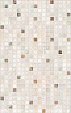 Плитка облицовочная Мозаика Нео Коричневая,светлая, объемная, 250х400мм (1уп=15шт=1,5кв.м)
