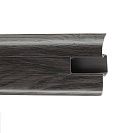 Плинтус ПВХ (ROYCE) 823 Дуб каменный h58мм L2,2м, с кабель - каналом