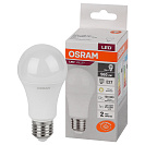 Лампа светодиодная (OSRAM) Е27, 12Вт, 3000К, 960лм, груша, теплый свет