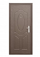 Дверь входная временная техническая Е40М металл/металл, Серо-коричневый 2050х860мм, ЛЕВАЯ
