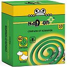 Спирали от комаров Nadzor, зеленые, 10шт