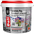 Эмаль акриловая универсальная DALI белый глянцевый RAL9010 (База А) 0,9кг