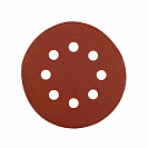 Круг шлифовальный (Зубр) на липучке, зерно Р180, 125мм, 8 отверствий, 5шт (35350-125-180)