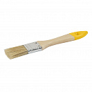 Кисть плоская Хобби (Korvus) натуральная щетина, деревянная ручка, 25мм (0101910)