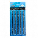 Пилки для электролобзика по дереву Vertextools, T344D, быстрый рез, 125/150мм, 5шт