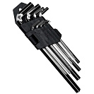 Набор имбусовых ключей Vertextools, средние, HEX 1,5-10, 9шт