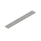 Решетка водоприемная PolyMax Basic 1000х136х23мм (StandartPark), штампованная стальная оцинкованная (арт. 20101)