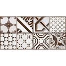 Плитка облицовочная Бохо / Boho (Alma Ceramica) 249х500х8мм, коричневый (1уп=11шт=1,37кв.м) (арт. TWU2550BOH17)
