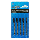 Пилки для электролобзика по дереву Vertextools, T101AO, чистый рез, 55/80мм, 5шт