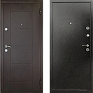 Дверь входная Квадро (Форпост) металл/металл, Черный антик 2050х860мм, правая