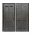 Дверь входная К13 металл/металл, Коричневый 2050х960мм, левая