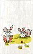 Плитка декор Fiori детская Кролики, 250х400мм