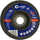 Круг лепестковый (Cutop Profi) торцевой, Р40, 125х22,2мм