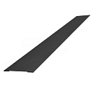 Планка крепежная забора-жалюзи 60мм L2м 0,5мм Valori, dark grey