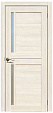 Дверь межкомнатная 202 (La Stella) 2000х800мм, стекло матовое, экошпон, Ясень снежный
