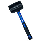 Киянка резиновая Vertextools, фиберглассовая рукоятка, 450г