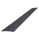 Планка крепежная забора-жалюзи 60мм L3м 0,5мм, серый графит RAL7024