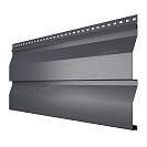 Сайдинг металлический 0,26м 0,4мм серый графит RAL7024