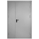 Дверь противопожарная двустворчатая ДПМ-02-EIS60, 2080х1180мм, ПРАВАЯ, металл/металл, RAL 7035