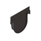 Заглушка канала PolyMax Basic  8000-М, пластиковая (StandartPark) 156х158х30мм, черная (арт. 63010-М)