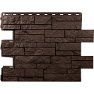 Фасадная панель Шотландия эко (Альта Профиль) 0,8х0,59м, коричневый