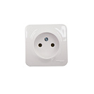 Розетка одинарная накладная Blanca (Systeme Electric/Schneider Electric) 16А без заземления, белая (BLNRA000101)