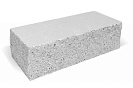 Кирпич бетонный облицовочный полнотелый М250 (Брикстоун) 225х95х65мм серый (белый цемент), рваный угловой /400