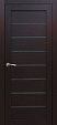 Дверь межкомнатная Линия (Foret-Light) 2000х900мм, стекло матовое, Soft Wood, Венге