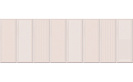 Плитка декор 1 Rosa Rok (LB CERAMICS) 200х600мм, розовый                            