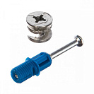 Эксцентрик для мебельных стяжек с штоком быстрого монтажа 30мм