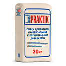Смесь цементная универсальная Bergauf Praktik, с полимерными добавками, зима, 30кг