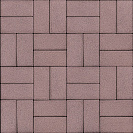 Плитка тротуарная Брусчатка (АЛОМ) Вишневое варенье, 200х100х60мм/54 (1,08м2)