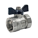 Кран шаровый 1/2" вн/вн бабочка (РТП) ГОСТ