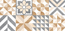 Плитка настенная Мармарис / Marmaris (Global Tile) 250х500х8мм, пэчворк белый (1уп=11шт=1,375кв.м) (арт. GT129VG)