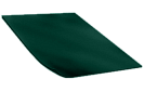 Лист оцинкованный 2х1,25м ЭКОНОМ зеленый мох RAL6005, в пленке