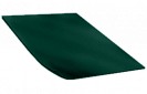 Лист оцинкованный 2х1,25м ЭКОНОМ зеленый мох RAL6005, в пленке