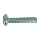 Винт DIN7985 с полукруглой головкой оцинкованный М6х30мм, пакет 9шт