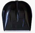 Лопата снеговая Лора (Protex) 435х470мм, пластиковая с оцин. планкой, без черенка d32мм