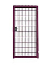 Калитка из сварной сетки 3D 1х1,73м d4мм, правая, вишневый RAL3005