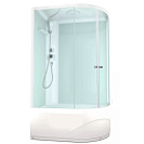 Душевая кабина Domani-Spa Delight-128 1200х800х2180мм, левая, душ, матовое стекло, высокий под.