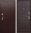 Дверь входная Гарда 8мм (Ferroni) металл 0,8мм/МДФ, Антик медь/Венге 2050х860мм, правая