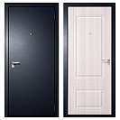 Дверь входная Элит Строй (Сибирь-Профиль) металл/МДФ, Антик серебро/Беленый дуб 2050х960мм, ПРАВАЯ