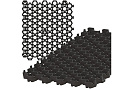 Газонная решетка СтандартПарк HEXARM, черная, 580х495х30мм