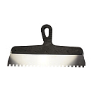 Шпатель (Korvus) фасадный зубчатый, пластмассовая ручка, 350мм, зуб 8х8мм (1205114)