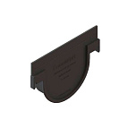 Заглушка канала PolyMax Basic 8020-М, пластиковая (СтандартПарк) 156х112х30мм, черная (арт. 63012-М)